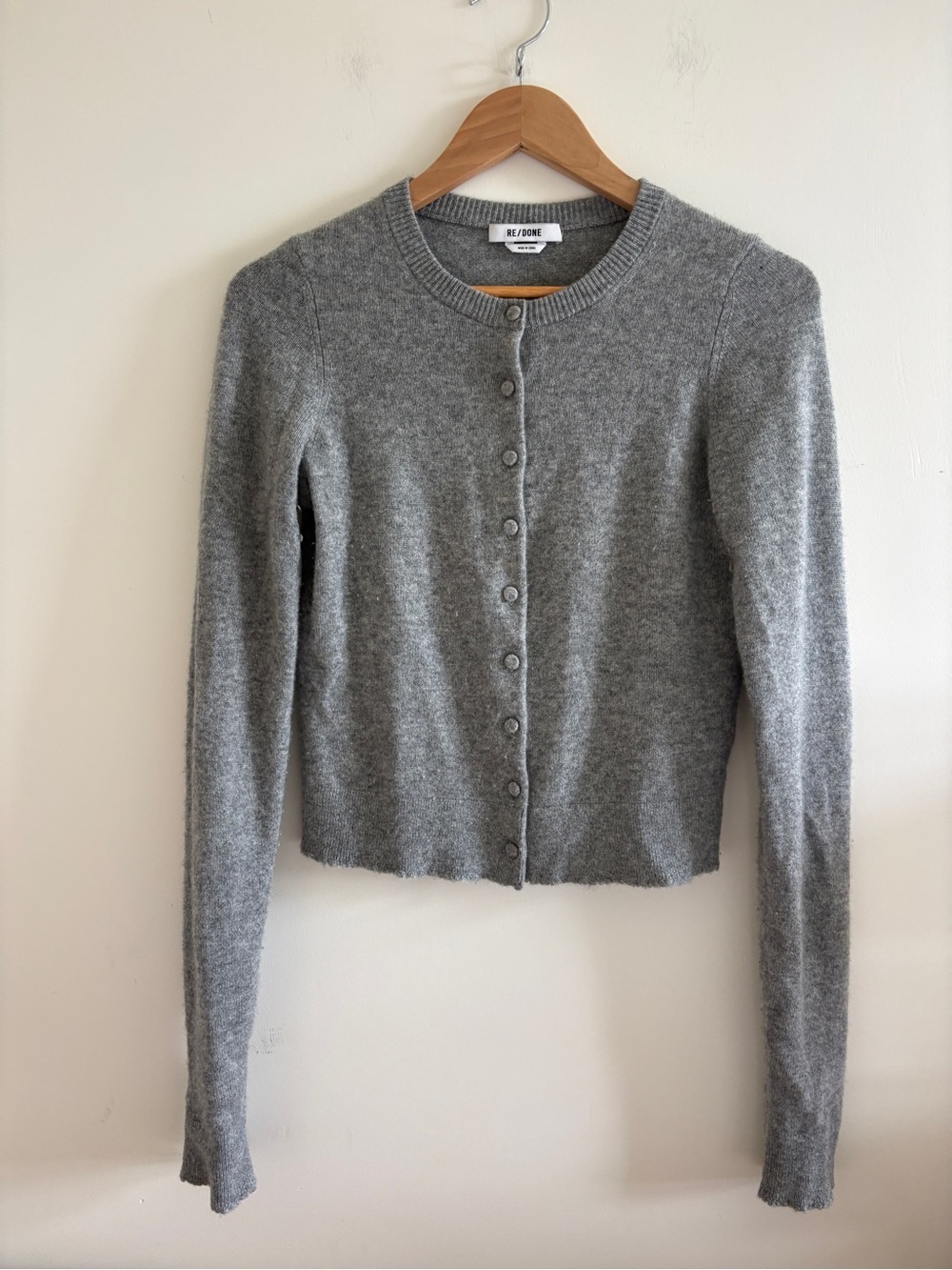 Re/done cashmere cardigan small